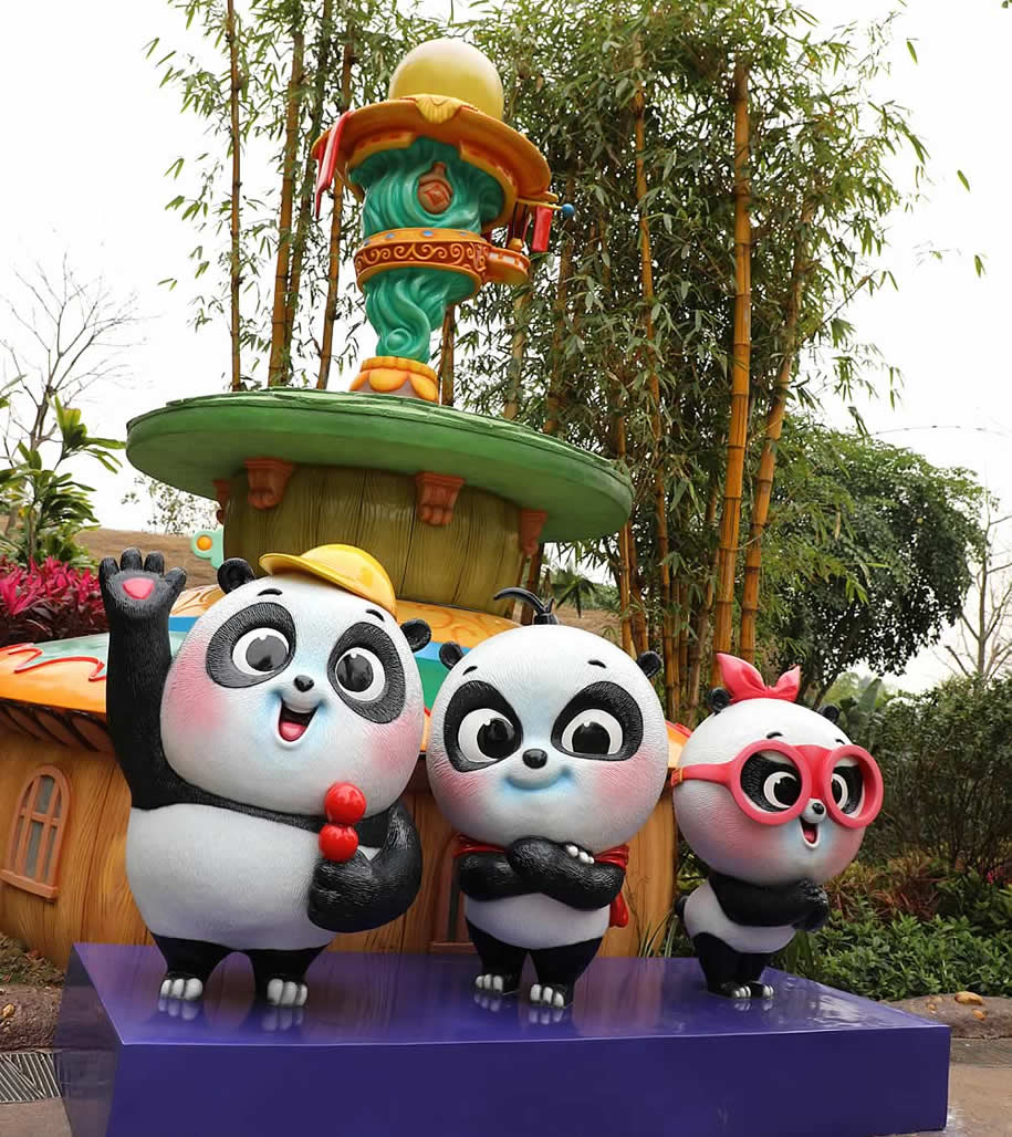 长隆熊猫山
